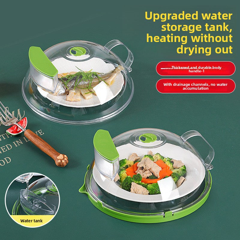 Microwave heating lid