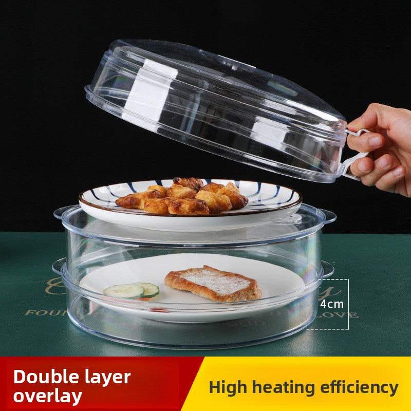 Microwave heating lid