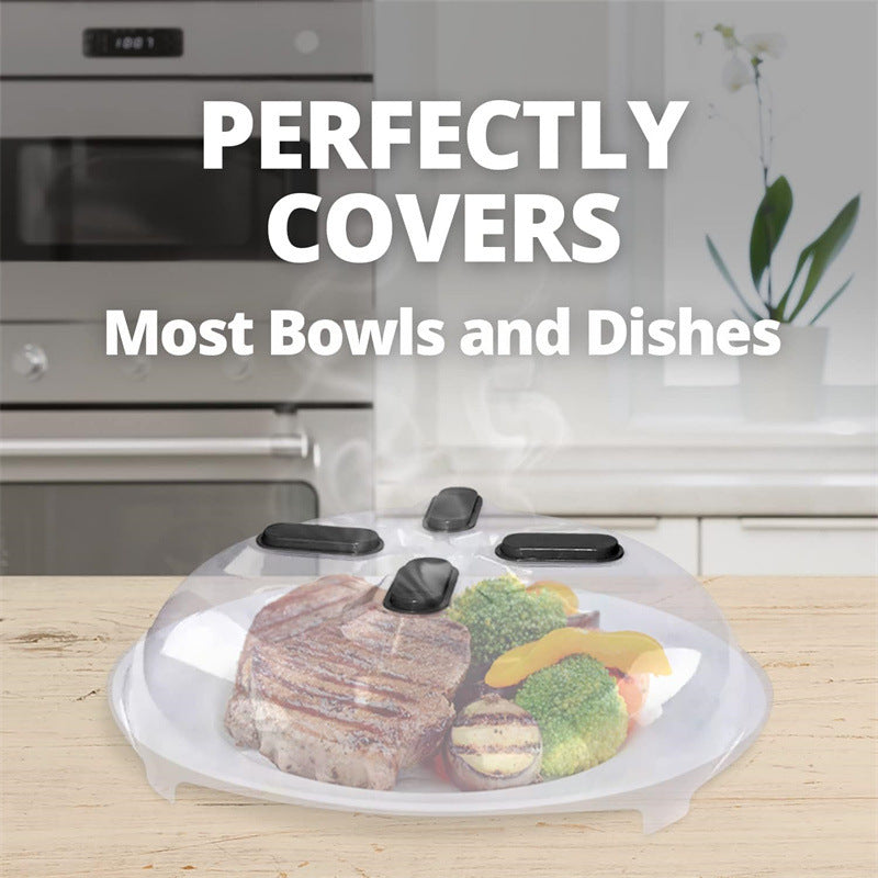 Microwave Splash Cover with Magnetic Hover Design