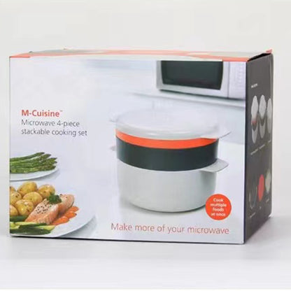 Microwave Steamer Container Multi-Function Cookware