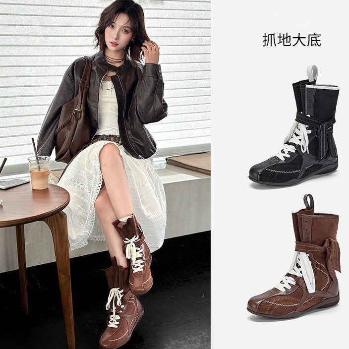 Mid-calf boots