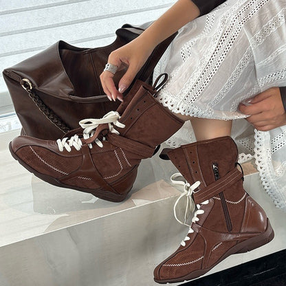 Mid-calf boots