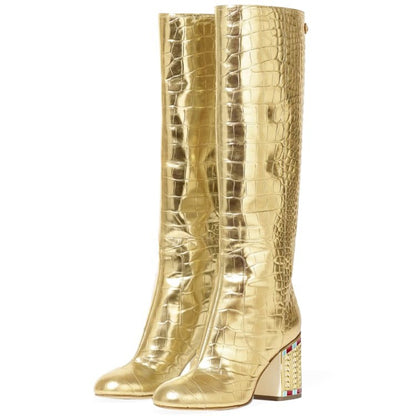 Mid-calf boots