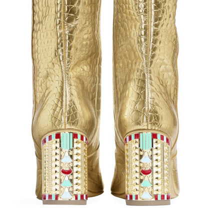 Mid-calf boots