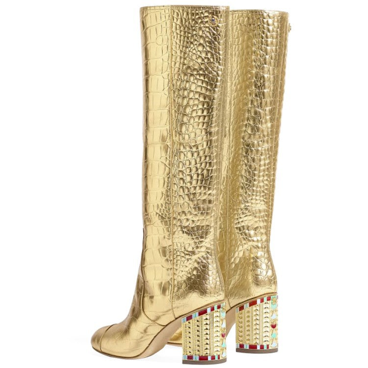 Mid-calf boots