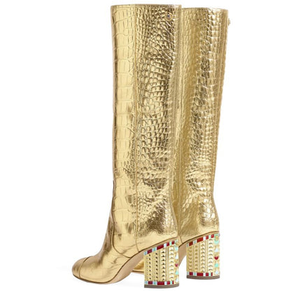 Mid-calf boots