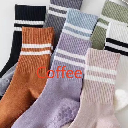 Mid-Calf Yoga Socks