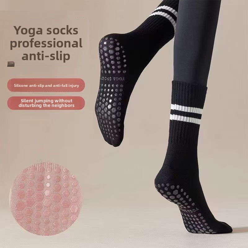 Mid-Calf Yoga Socks