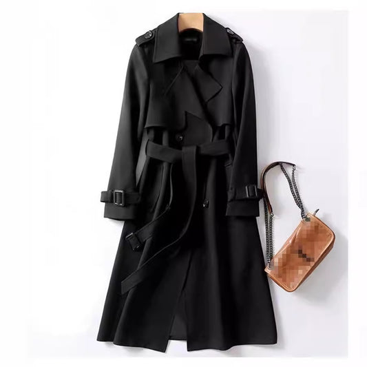 Mid-Length British Style Windbreaker