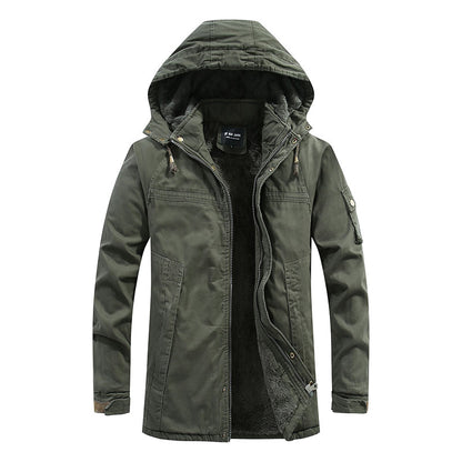 Mid-Length Cotton Jacket