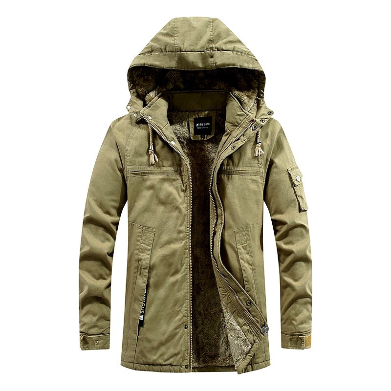 Mid-Length Cotton Jacket