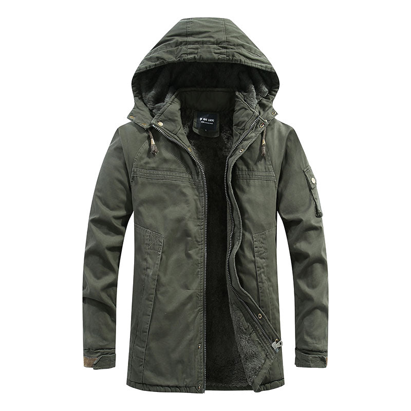 Mid-Length Cotton Jacket