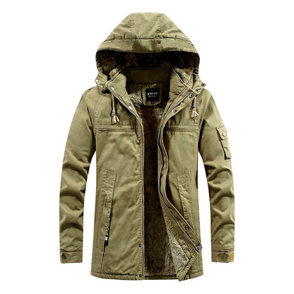 Mid-Length Cotton Jacket