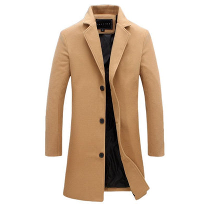 Mid-length trench coat