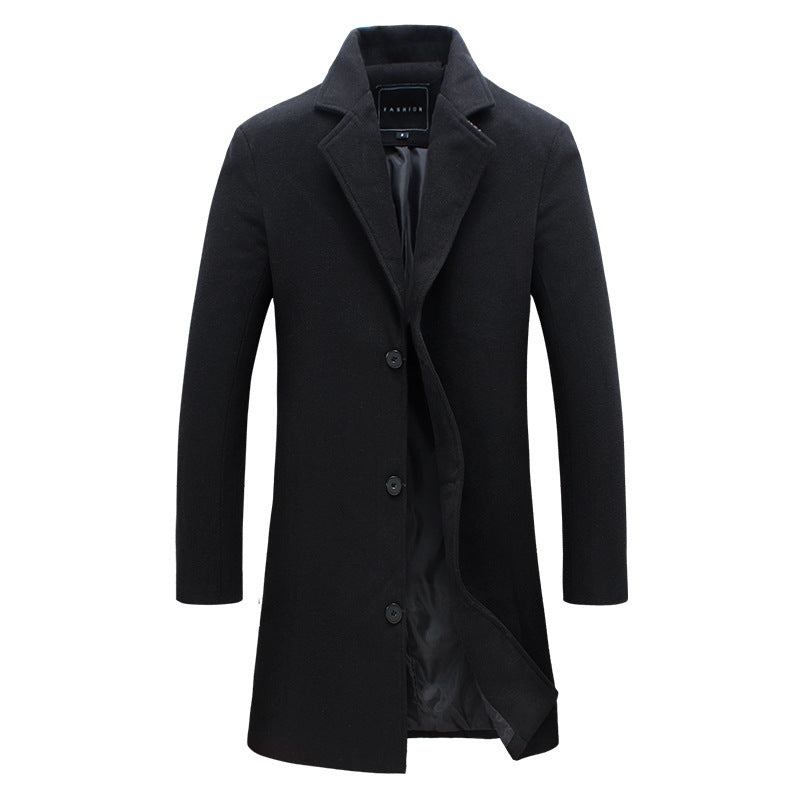Mid-length trench coat