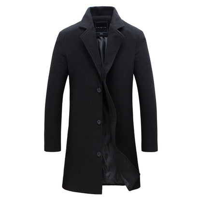 Mid-length trench coat