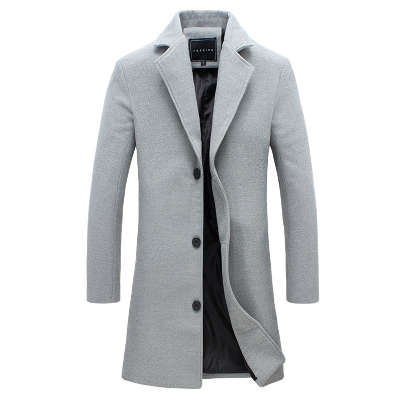 Mid-length trench coat