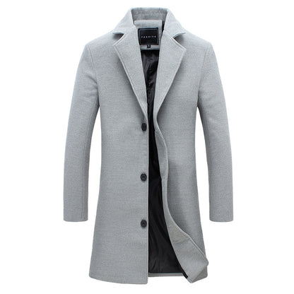 Mid-length trench coat