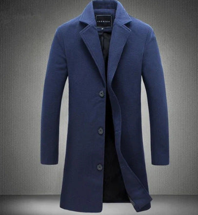Mid-length trench coat