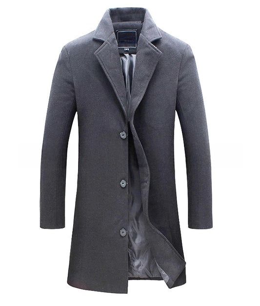 Mid-length trench coat