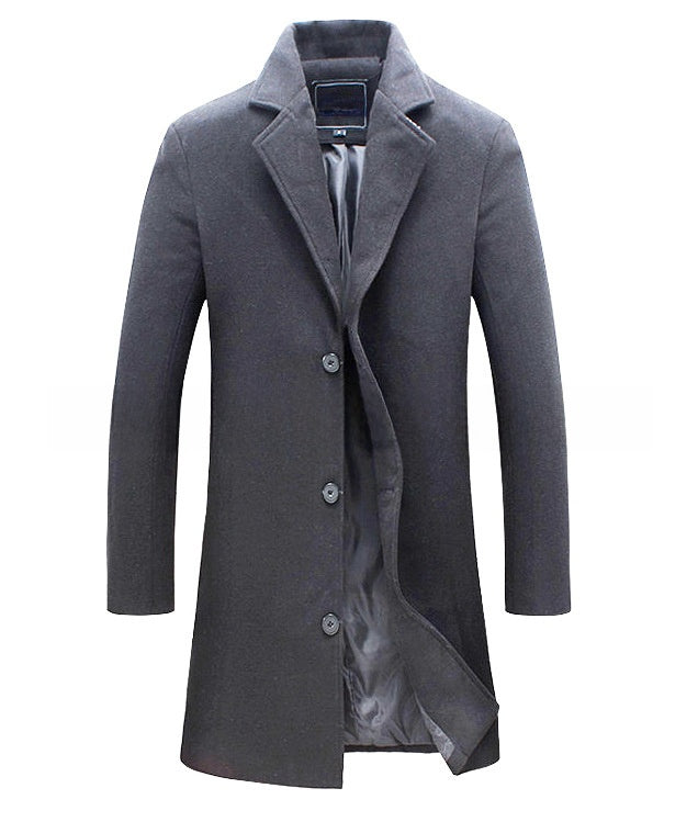 Mid-length trench coat