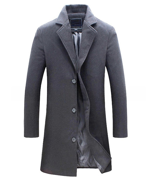 Mid-length trench coat