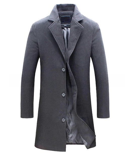 Mid-length trench coat