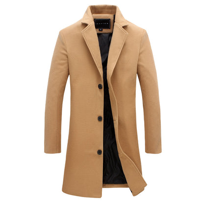 Mid-length trench coat