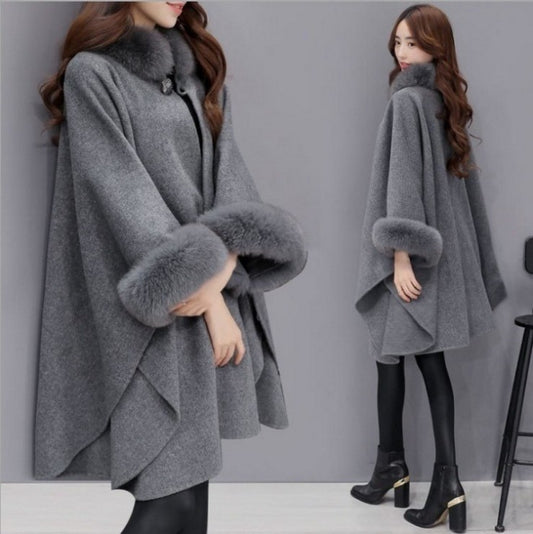 Mid-length woolen coat