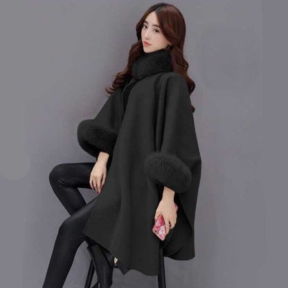 Mid-length woolen coat