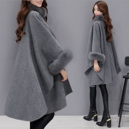 Mid-length woolen coat