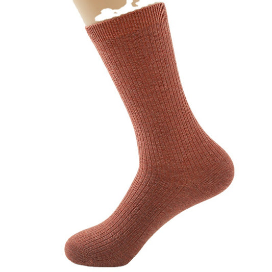 Mid-tube socks warm in autumn and winter