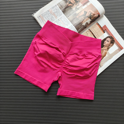 Mid Waist Butt Lifting Yoga Shorts