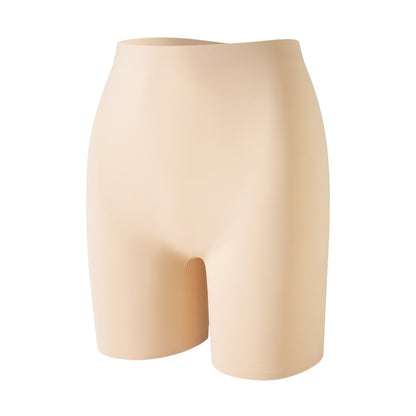 Mid-waist flat-angled seamless safety pants