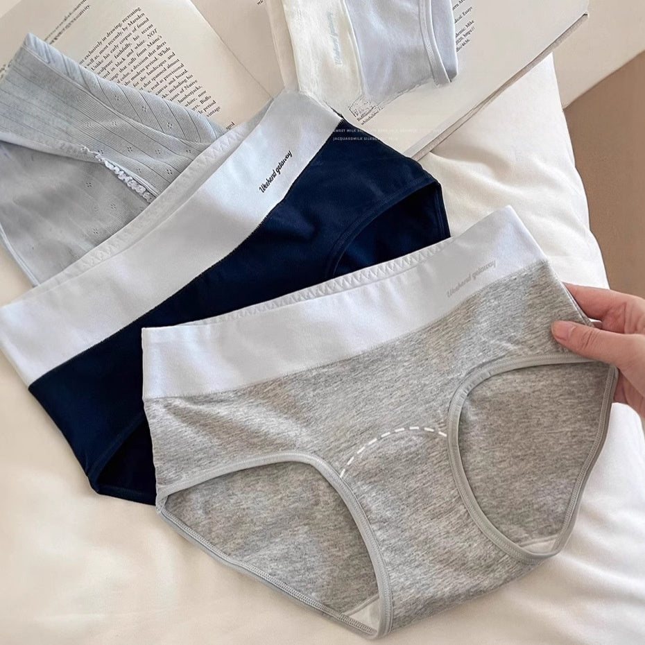 Mid Waist Seamless Briefs