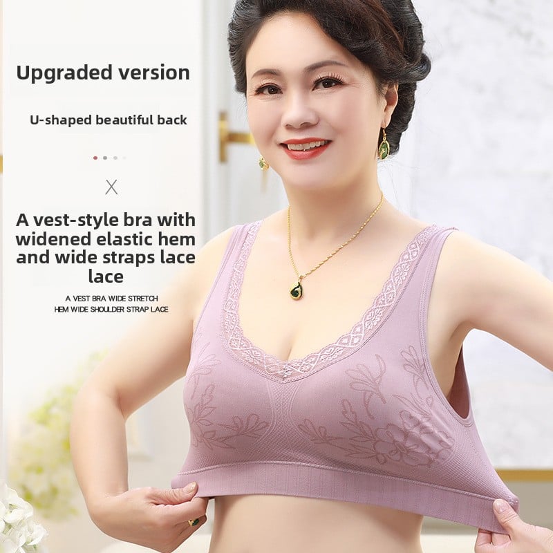 Middle-aged and elderly sports bras and bras