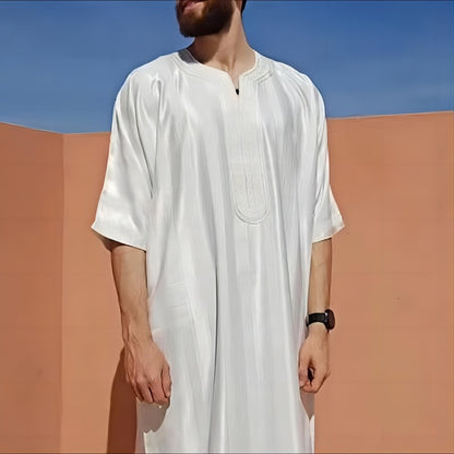 Middle Eastern casual embroidered robe