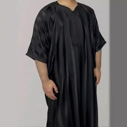 Middle Eastern casual embroidered robe