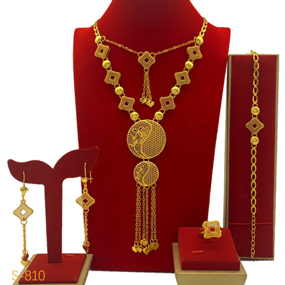 Middle Eastern Style Gold Plated Jewelry Set