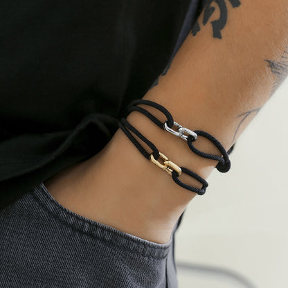 Milanese rope bracelet