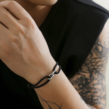 Milanese rope bracelet