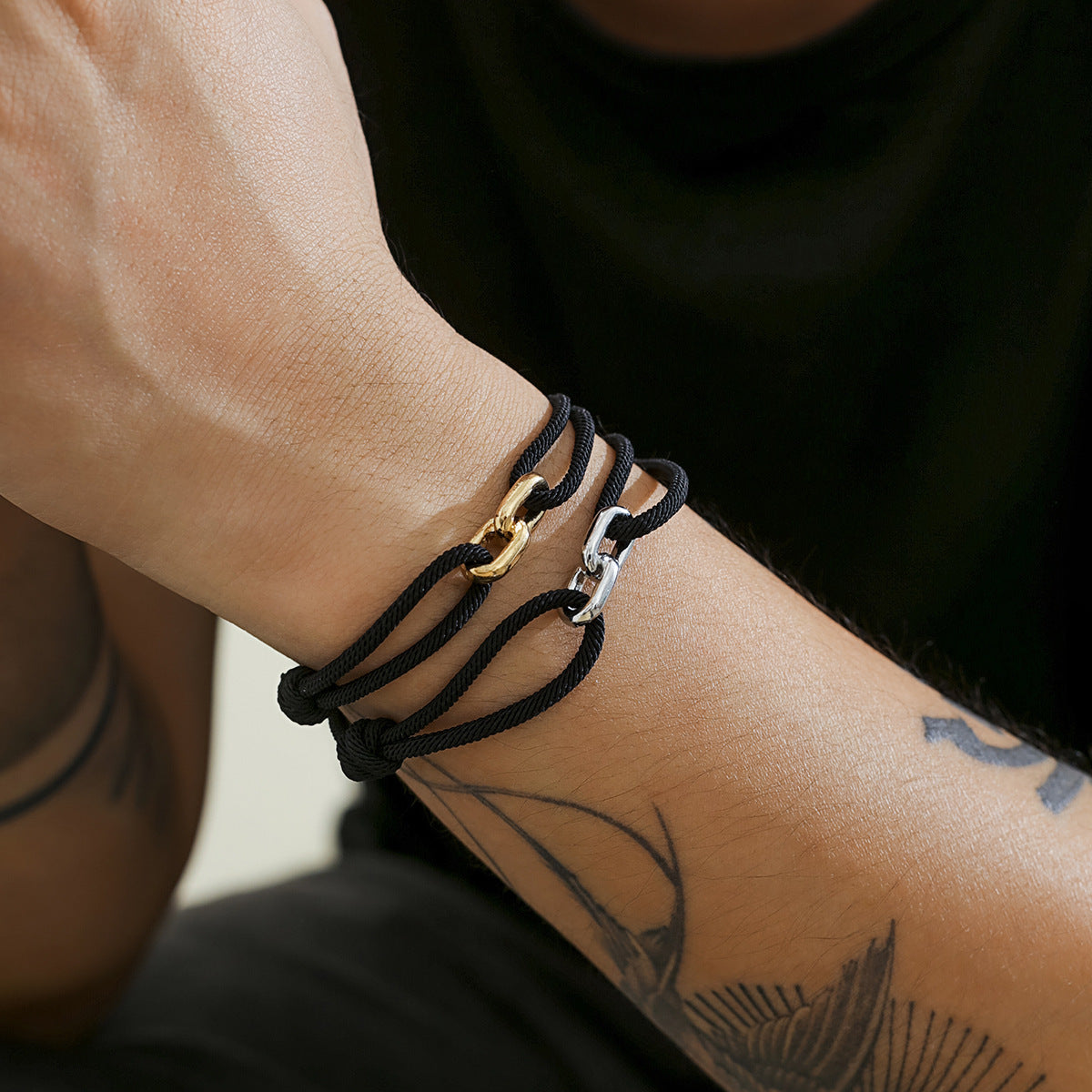 Milanese rope bracelet