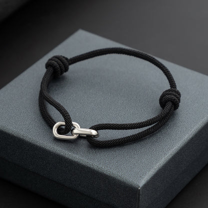 Milanese rope bracelet