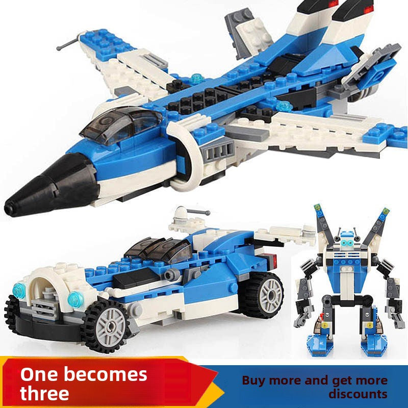 Military Aircraft Carrier Building Blocks Set
