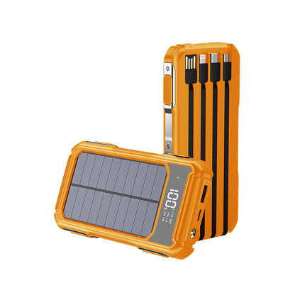 Military Grade Solar Charger with Laser Light