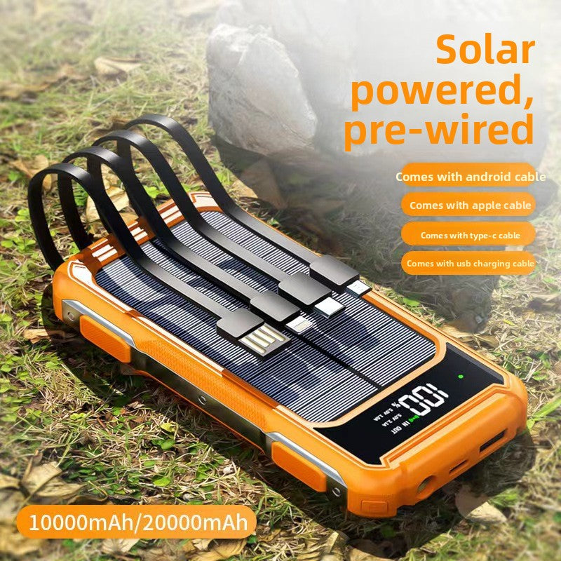 Military Grade Solar Charger with Laser Light