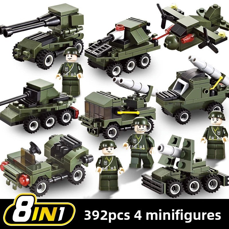 Military Tank Building Blocks Set