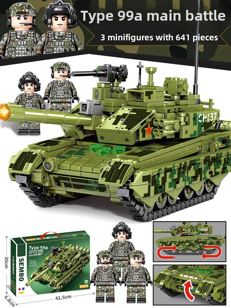 Military Tank Building Blocks Set