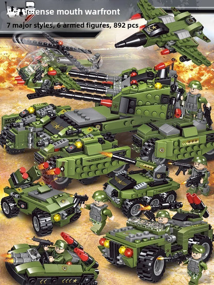 Military Tank Building Blocks Set