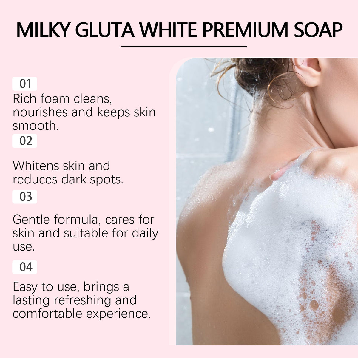 Milk body moisturizing soap